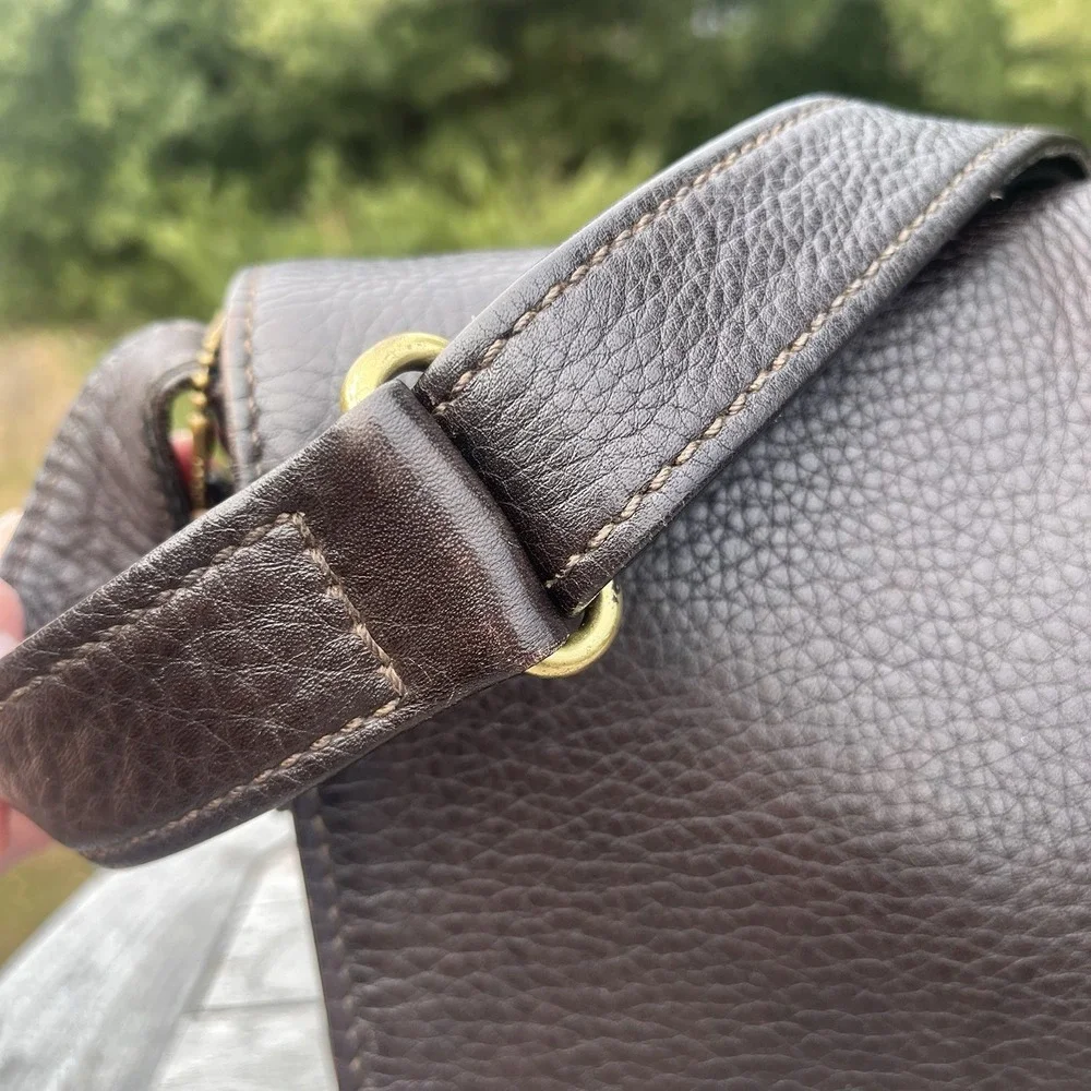 Vintage COACH Sonoma Crossbody Shoulder Bag‎ Brown Leather Purse 4928 Costa Rica